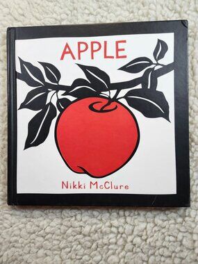 Nikki McClure Apple Hardcover 2012 Abrams Childrens Picture Book Red Black
